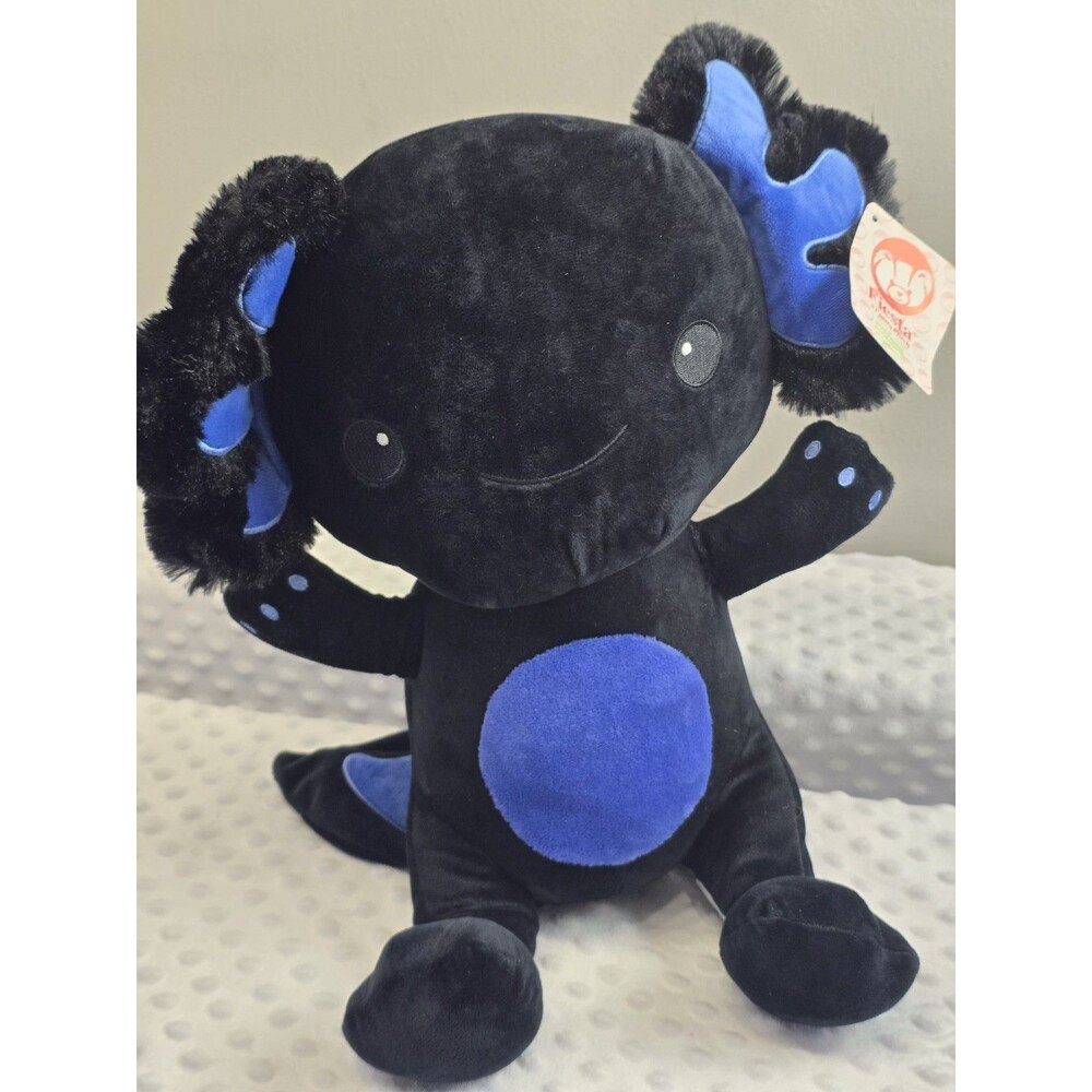 Axolotl Plush 13 Inch NWT Fiesta Black Purple Halloween Stuffed Animal Toy Hugs